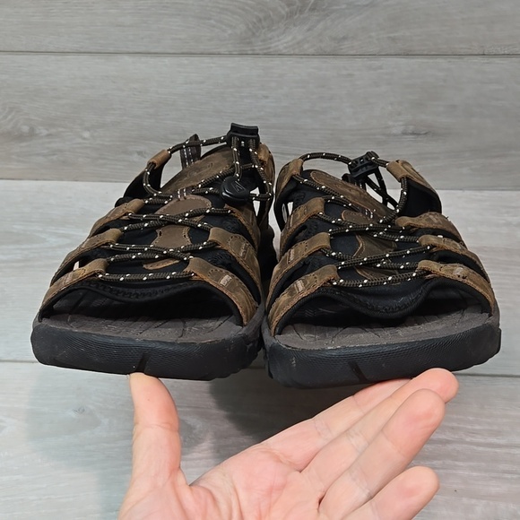 Keen Mens Leather Sandals shoes sz 9.5 main image 7